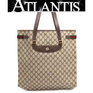 Gucci Tote Bag Sherry Leather Beige